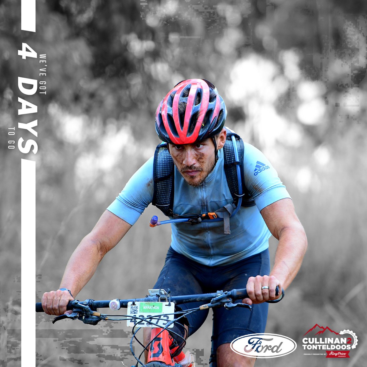 #FordC2TUltra, presented by #KingPrice, starts in 4 days & we're excited to host this (in)famous 260-km gravel journey from Cullinan to Dullies on Sat, 22 April. Even the weather is playing along! Dare to join the madness➡️c2tmtb.co.za 😉 #ToughestGravelGrinderSA #Ford