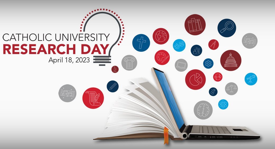 CatholicUHist's tweet photo. It's #CUatResearchDay, and @CatholicUHist students will be busy!
Please turn out & support our 3 History majors making oral presentations:
10:30am: Daniel Formella, “Comrade Puka Inti: The Personality Cult of Abimael Guzmán,” Session 1E, Keane Auditorium, McGivney Hall
and... https://t.co/EWL8KI5ox8