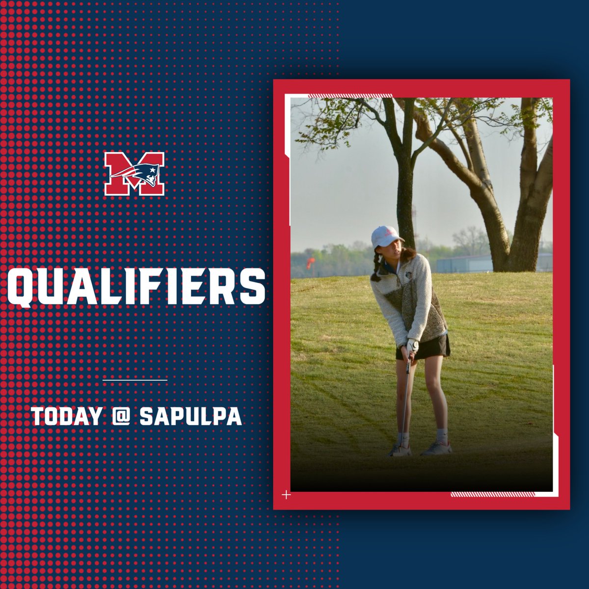Today, our Girls Golf Team begins their playoff journey at Qualifiers in Sapulpa today. Good luck girls! #Gopats
