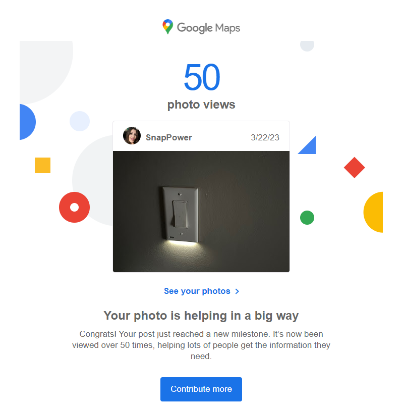 DreamAngelCore's tweet image. @Snap_Power  So happy to see people are actually checking out my review! #snappower #NightLight #SafetyFirst