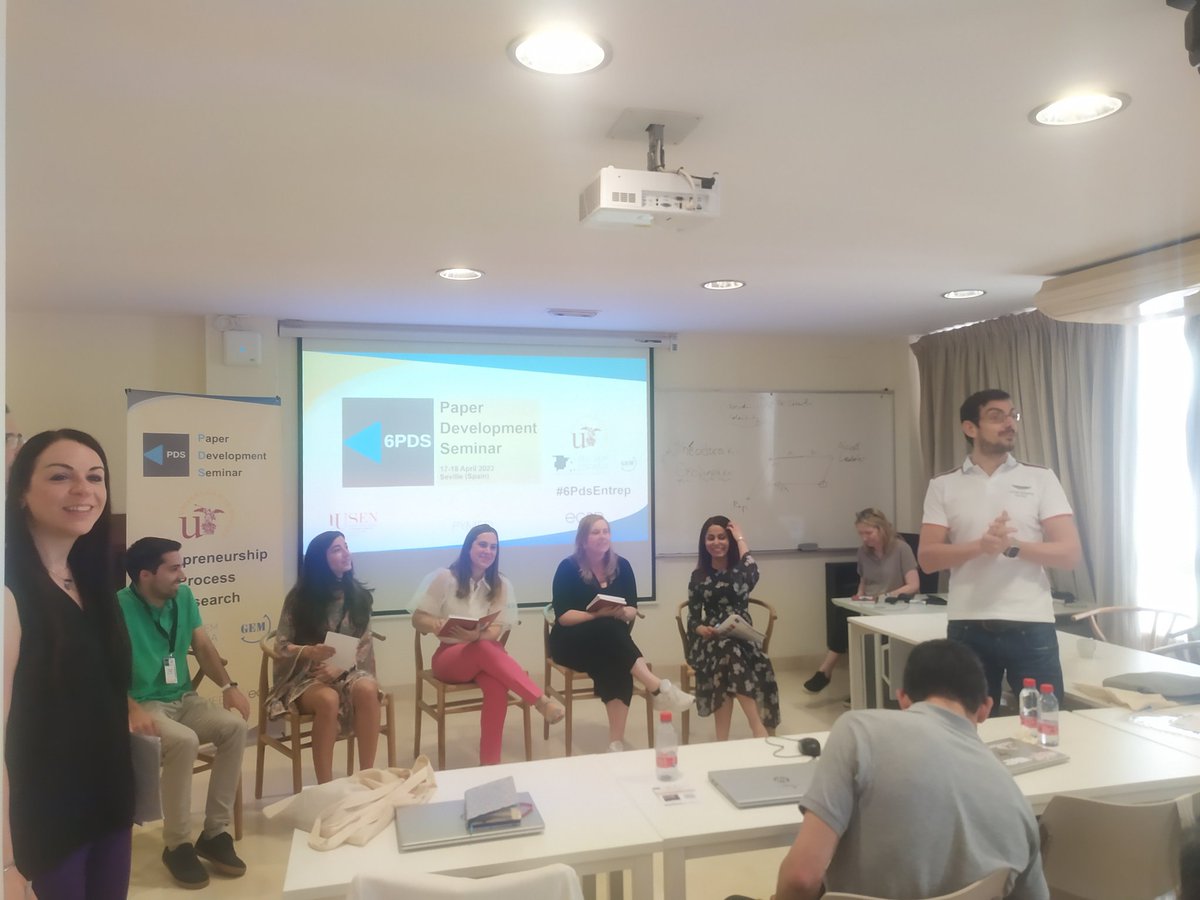 PdsEntrep's tweet photo. In the #6PdsEntrep we continue with this original and different round table with @F_Linan @ProfSarahJack @C_Theodoraki and #MattiasFink https://t.co/Qs73dOfJ41