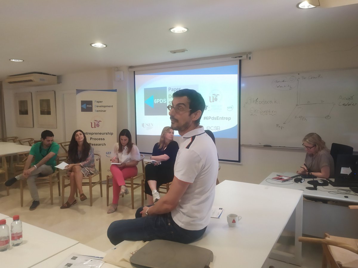 PdsEntrep's tweet photo. In the #6PdsEntrep we continue with this original and different round table with @F_Linan @ProfSarahJack @C_Theodoraki and #MattiasFink https://t.co/Qs73dOfJ41