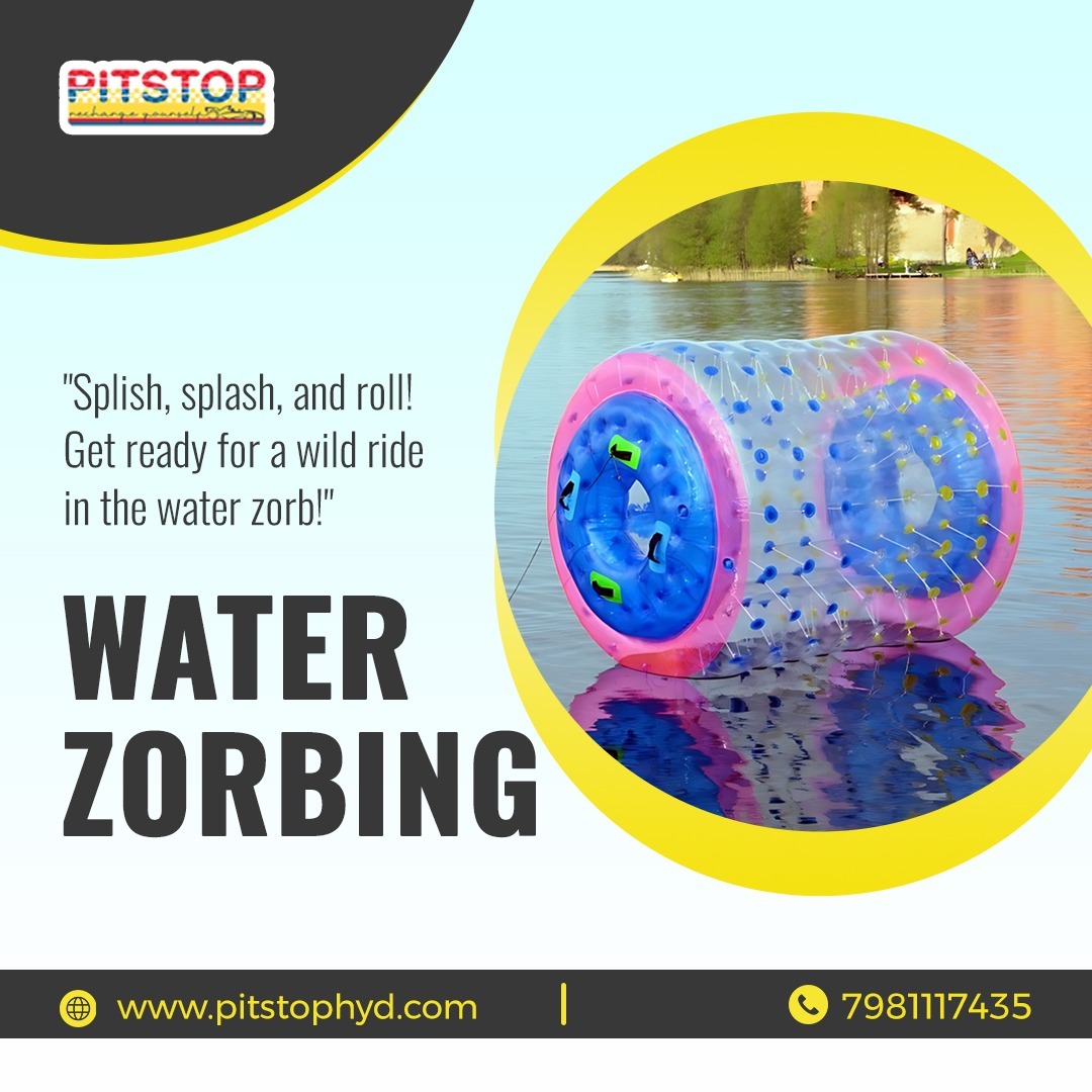 Get ready for a wild ride in the water zorb!

For Inquiries - 7981117435
Visit: pitstophyd.com
.
.
.
.
#pitstop #pitstophyderabad #waterzorbing #waterzorbingball #waterzorbingbuddies #waterzorbingfun #wateradventures #wateradventuresports #wateradventure #watergames