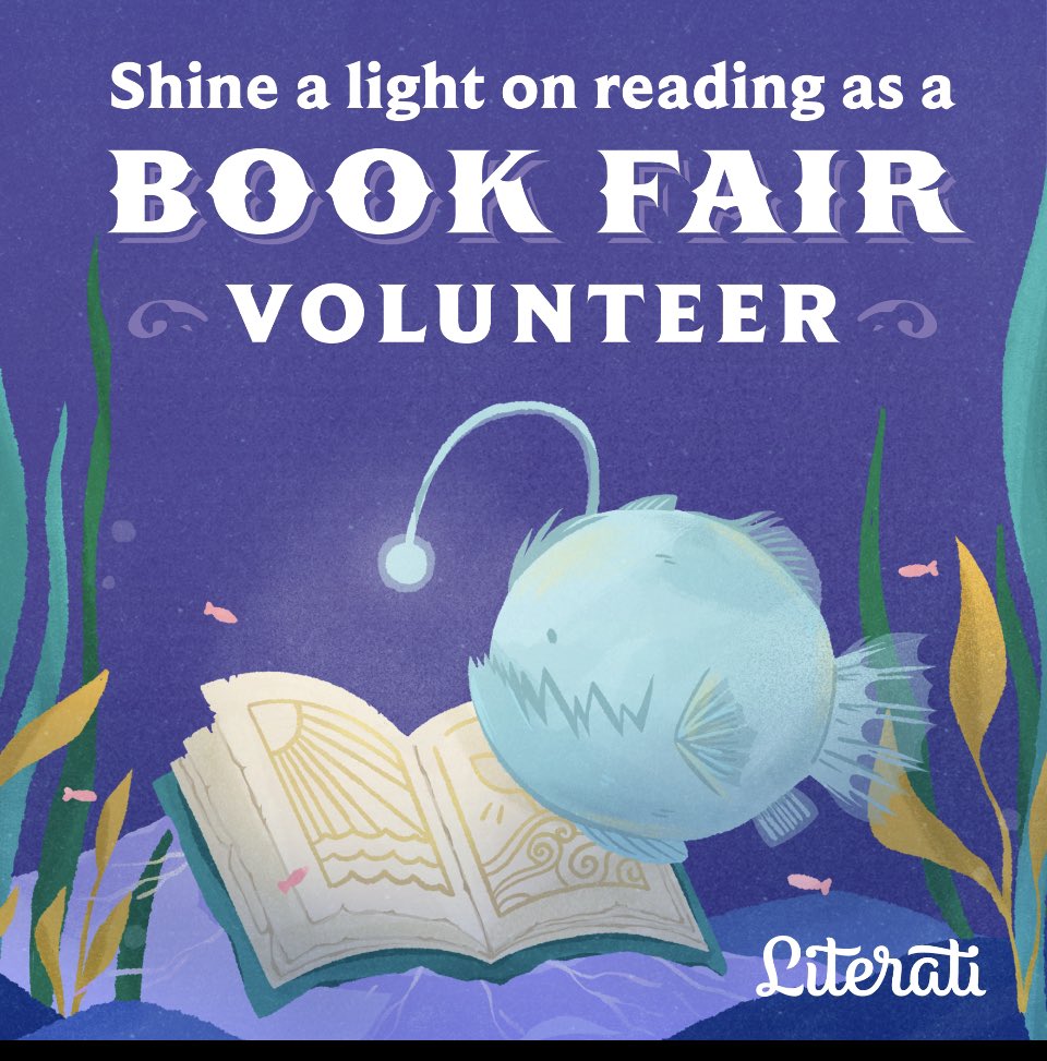The Book Fair is coming! Volunteers are welcome to sign up for as little or as long as they can help. You can only spare a few hours?  Great!  You can help all day?  That is great too!  All Book Fair Volunteers receive a 20% discount on purchases. signupgenius.com/go/10C0D4EABA7…