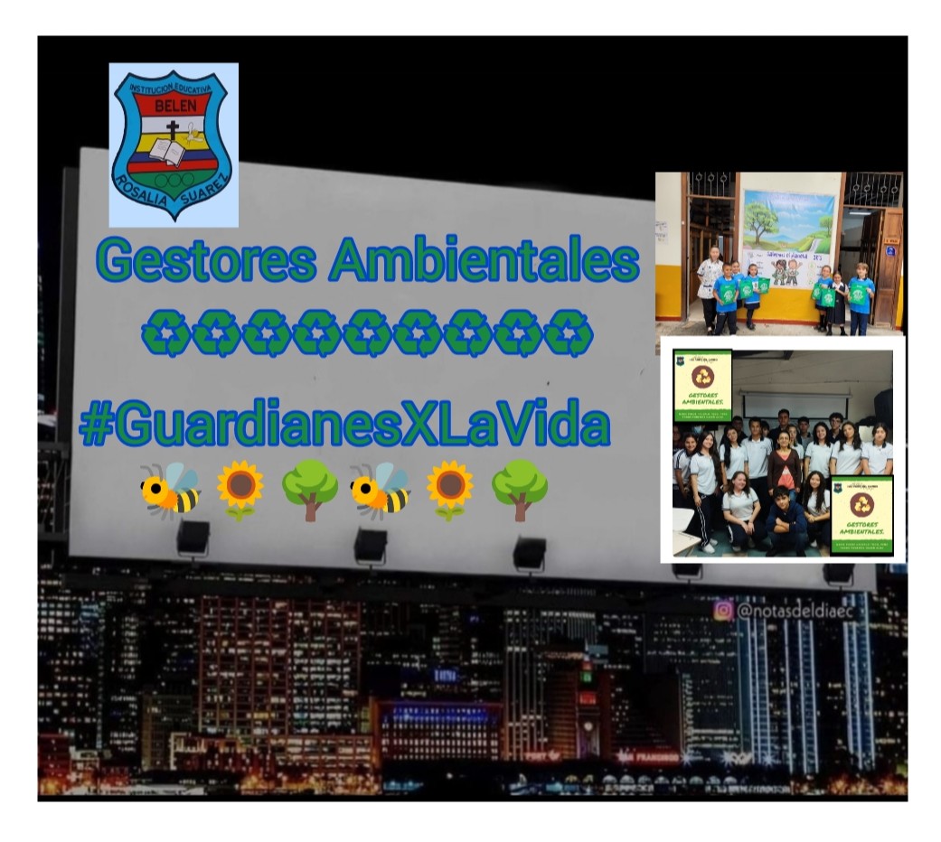 pedronelospina0's tweet photo. #LideresFuturo y Gestores Ambientales I. E. Rosalía Suárez en Medellín.
Listos para II DIA PAZ AMBIENTAL 🐝🌻.
Promovemos el uso de las 9 R, reducción huella de carbono, #EducacionClimatica y el cuidado de la Vida 🌏🌍🌎
@GuardianesXVida https://t.co/Ins9uSlYDT