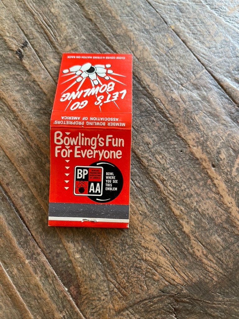 99Matchbooks's tweet photo. Is this still a thing?  Bowling Proprietors' Association of America #bpaa
#Bowling #1980s #USA #LetsgoBowling https://t.co/N3VC818jeh