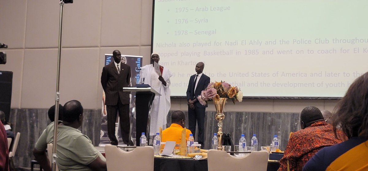 Over the weekend,  @LDengF 2gether with @StanbicBank #SSD held the #LegendsGala at @RadissonBluJuba where  basketball legends both alive and departed  were honored for their immense contribution to the @SSBFed growth over the years. 
#SSOT #basketball  
#Stanbicssd