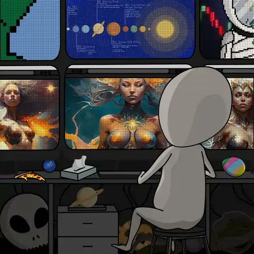 ordbits_btc's tweet photo. 1/1 Collab art, created in collaboration with @Astral_Babes . Who will get this unique inscription?

Art by @feis_2_feis https://t.co/q62nxokjSk