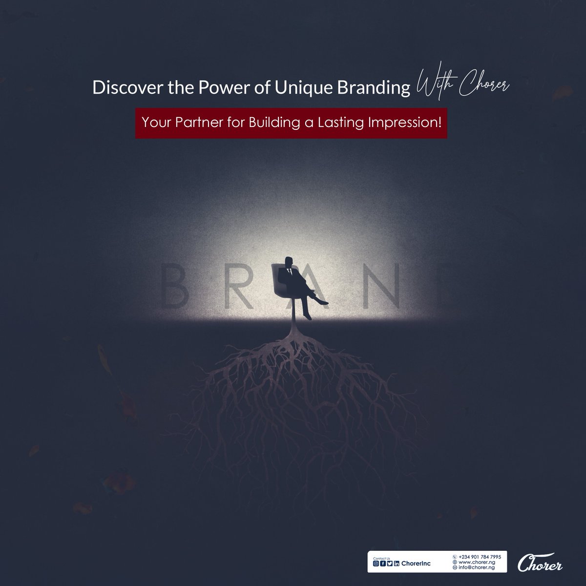 ChorerInc's tweet photo. Your brand is your identity. Our team of experts offers a range of branding services, including graphics design, motion design, website development, and branding strategy, all tailored to help you stand out from the crowd.

#Chorer #BrandIdentity #StandOut https://t.co/FHzXpjSS2S