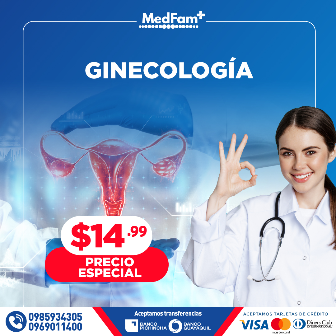 ¿Sabías que la ginecología es una rama de la medicina que se encarga de la salud reproductiva femenina? ¡Es muy importante cuidar nuestra salud en todo momento! ¡No dudes en visitarnos! 👩⚕️🏥
#Ginecología #SaludReproductiva #Embarazo #CáncerGinecológico #Infecciones #ETS #MedFam