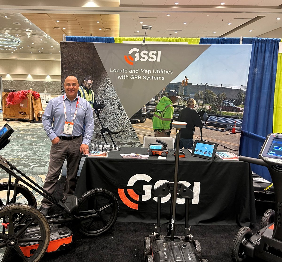 GSSI_GPR's tweet image. We're at the Common Ground Alliance convention this week in Orlando, Florida. Stop by booth 420 to speak with Bruno about using ground penetrating radar for utility locating.
#GSSI #GroundPenetratingRadar #UtilityDetection