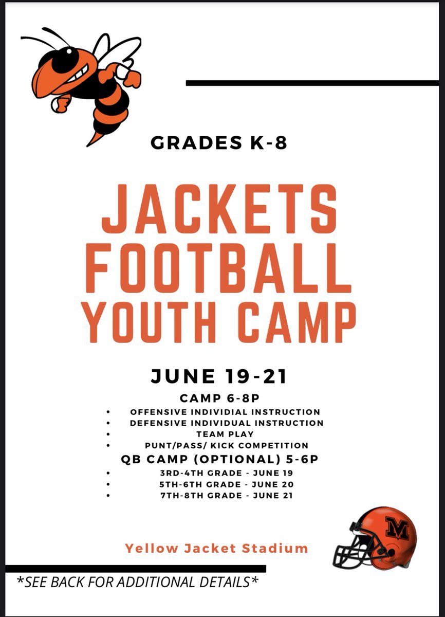 mvgridiron's tweet photo. SIGN UP NOW!! https://t.co/4A3HzPdTvA