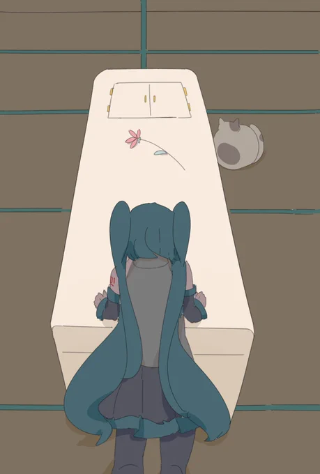 #ボカマス マスターと死に別れたくないボカロの絵です 