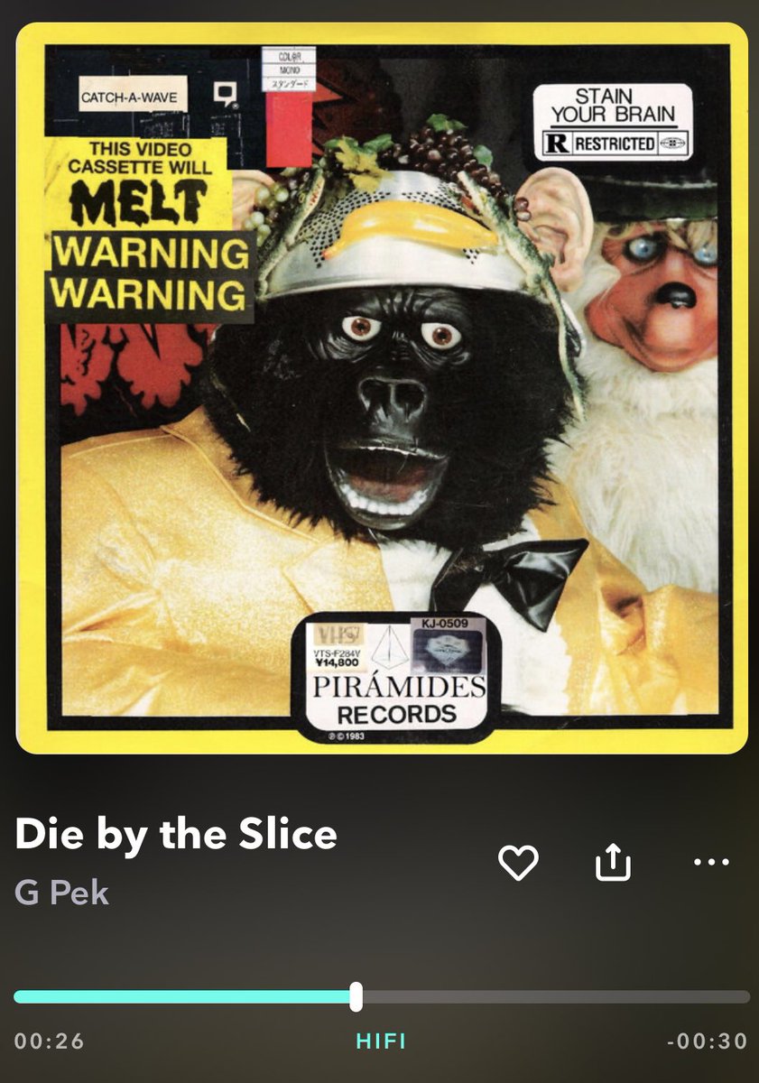 VHS noise beats on streaming now