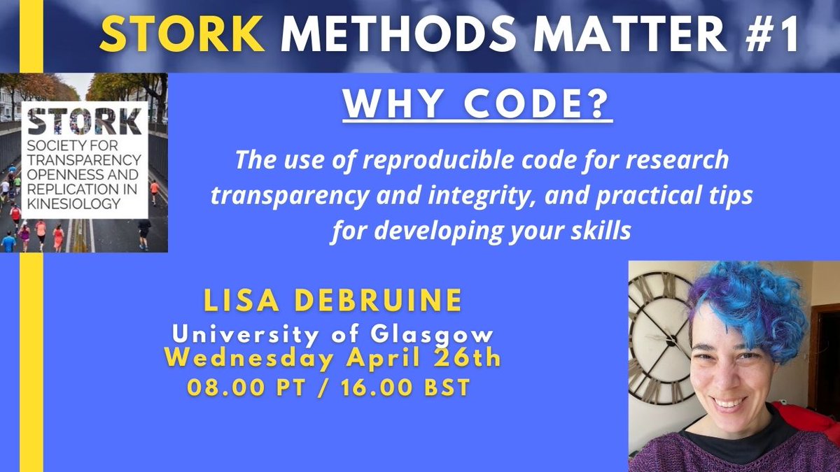 The STORK Methods Matter Series kicks off next Wednesday April 26th 🙌

Excited to have @LisaDeBruine talk to us about reproducible code and give some practical tips

Registration here 👇
mcmaster.zoom.us/meeting/regist…

All welcome!