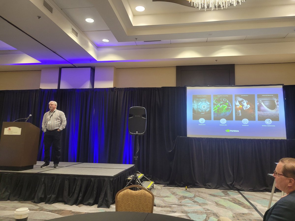 Great start for our AI in Agriculture Conference. We are honored to have Mr. Chris Malachowsky <a href="/nvidia/">NVIDIA</a> as a keynote speaker to introduce the potential of #AI in Agriculture <a href="/SWFREC/">UF/IFAS SWFREC</a> <a href="/UF_ABE/">UF/IFAS Agricultural and Biological Engineering</a> <a href="/AgRoboticsTC/">IEEE Ag. Robotics & Automation Tech. Committee</a>