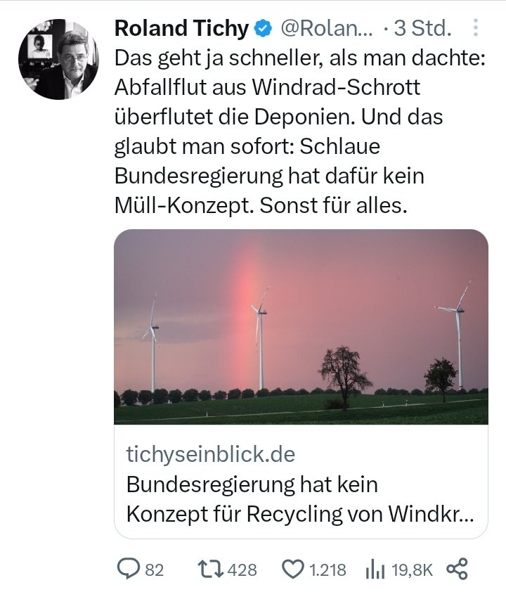 HolzheuStefan's tweet image. Noch so ein 🤡

&quot;Windrad-Schrott überflutet die Deponien&quot; 

Ist das neue Vorgabe von Putin? #Infraschall und #Vogelschredder wurden wissenschaftlich zerlegt. Schaut dass ihr was Neues gegen #WEA findet...