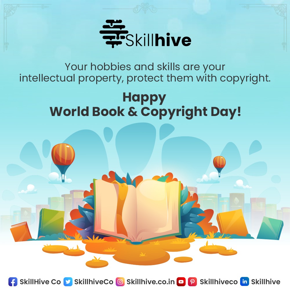 Happy World Book & Copyright Day! Unleash your creative potential with our Copywriting Hobby Classes and learn to craft compelling stories that captivate the reader's imagination.

#WorldBookAndCopyrightDay #BookLoversDay #CopywritingClasses #CreativePotential #Hobby #SKillhive