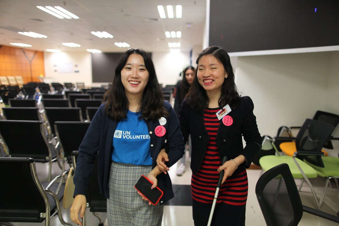 UNVolunteers's tweet photo. The #SWVR2022 report shows it's harder for #volunteers with #disabilities to actively participate in decision-making processes.

Increasing the diversity of volunteers is vital, as it contributes to building a more holistic approach to social issues. 🔗https://t.co/XznHsYVb8P https://t.co/qJdR3qL0Ye