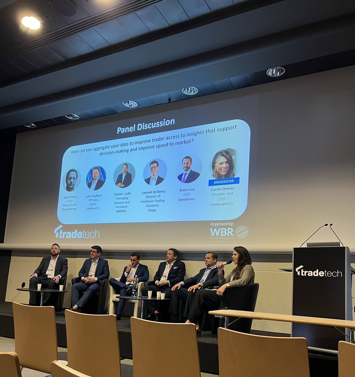 “Snorkelling and scuba diving” 
<a href="/carrie_loves_/">Carrie Osman</a> takes the <a href="/TradeTech/">TradeTech</a> stage with <a href="/Symphony/">Symphony</a> interrogating the future-proofing of systems to distill the market noise 
Ultimately bringing actionable insights as the market shifts to modularised systems