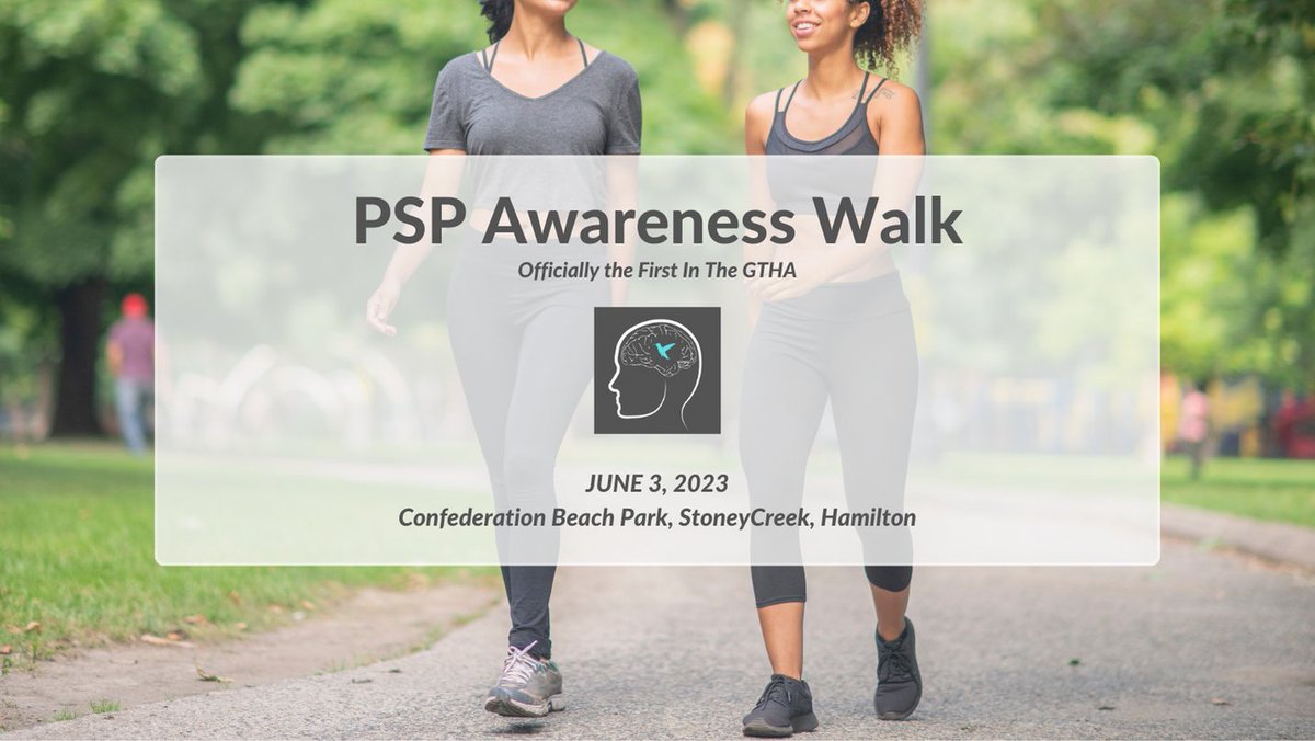 pspawareneswalk's tweet photo. Join us for the 5k PSP Awareness Walk to raise awareness about PSP - a rare &amp; chronic neurological disease. Register on https://t.co/7YGIfS4Jhm and start making a difference! #PSPAwarenessWalk #PSP #HamiltonEvents https://t.co/9Ai6Iy8d8y