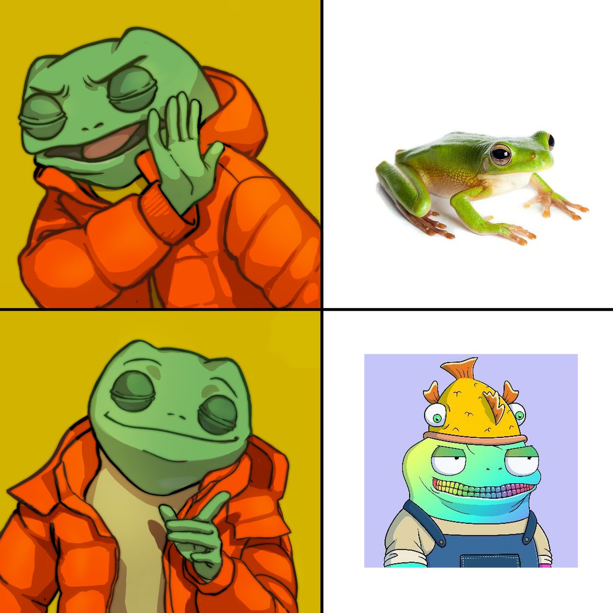 thesillygu's tweet photo. here we go @monkeyfrogsNFT
#monkeyfrog https://t.co/DIiY0Dz2IG