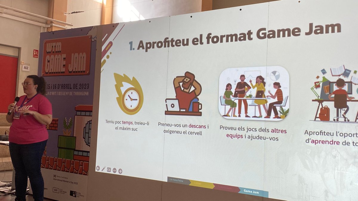 G. Developers Group Tarragona (@gdgtarragona) on Twitter photo 📺Avui <a href="/tac12_tv/">TAC 12</a> es fa ressò de la #GameJamWTM 2023 celebrada aquest darrer cap de setmana a #Tarragona
youtube.com/watch?v=c66v58…
<a href="/EADTarragona/">EADTarragona</a> <a href="/eadreus/">eadreus</a> <a href="/Dipta_cat/">Diputació de Tarragona</a> @GoogleDevEurope
#WTMDareToBe #WTM #IWD2023 📺Avui <a href="/tac12_tv/">TAC 12</a> es fa ressò de la #GameJamWTM 2023 celebrada aquest darrer cap de setmana a #Tarragona
youtube.com/watch?v=c66v58…
<a href="/EADTarragona/">EADTarragona</a> <a href="/eadreus/">eadreus</a> <a href="/Dipta_cat/">Diputació de Tarragona</a> @GoogleDevEurope
#WTMDareToBe #WTM #IWD2023