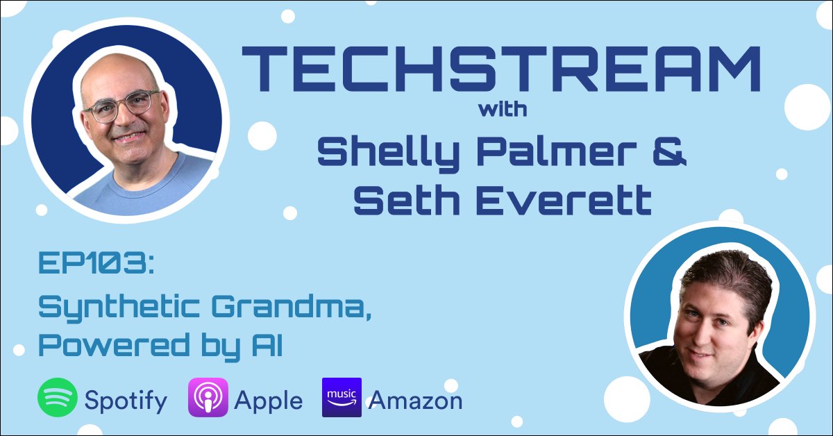 Techstream's tweet image. “It’s a good name for you. Max!”

On today’s all-new episode, we talk about HBO’s re-branding, Seth vs. AI, and transferring grandma’s consciousness.

Listen now:

Apple: bit.ly/techstream-pod…
Spotify: bit.ly/techstream-spo…
Amazon: bit.ly/techstream-ama…
