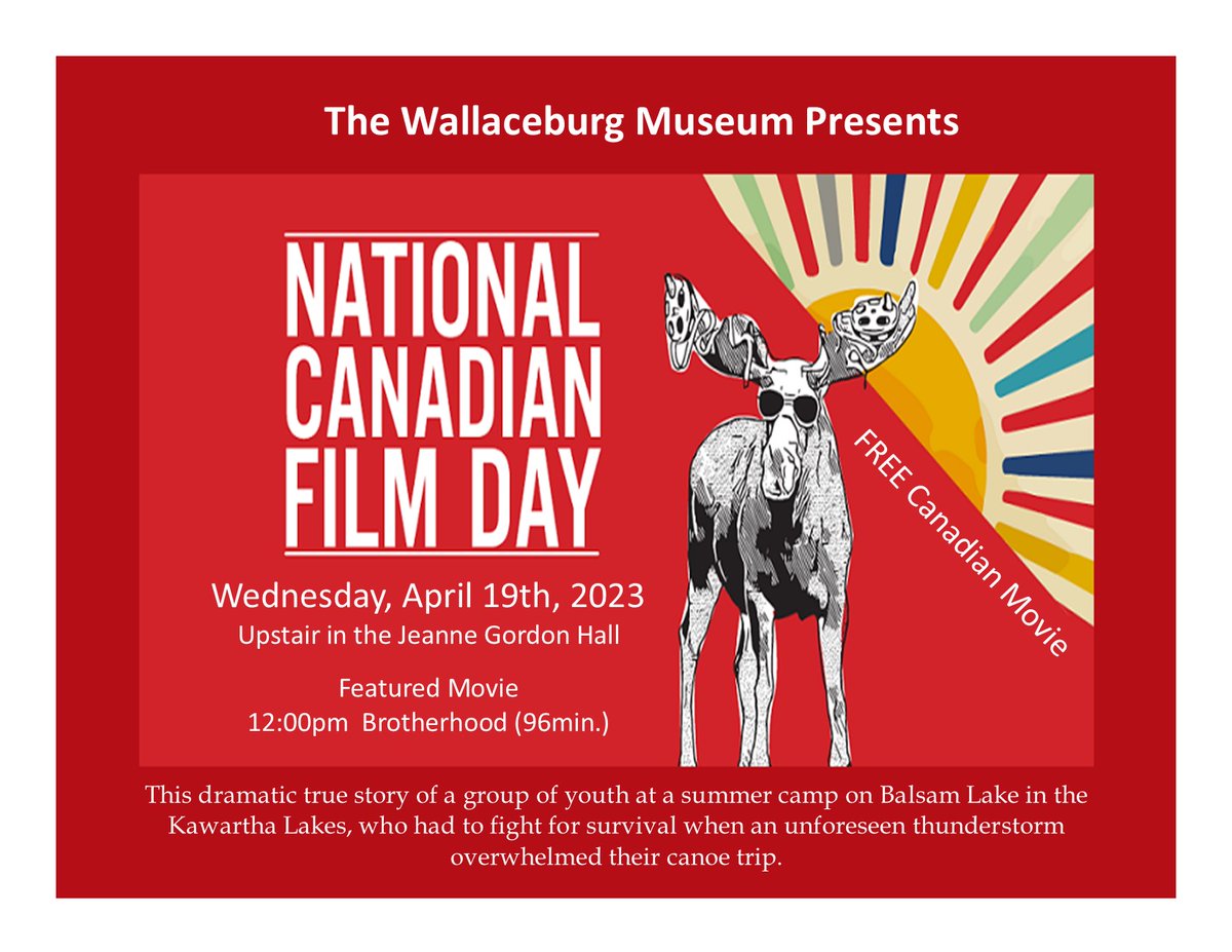 Who's getting excited about the Movie showing tomorrow. Movie starts at Noon.  Bring your snacks and get ready to watch a Canadian made true story movie.