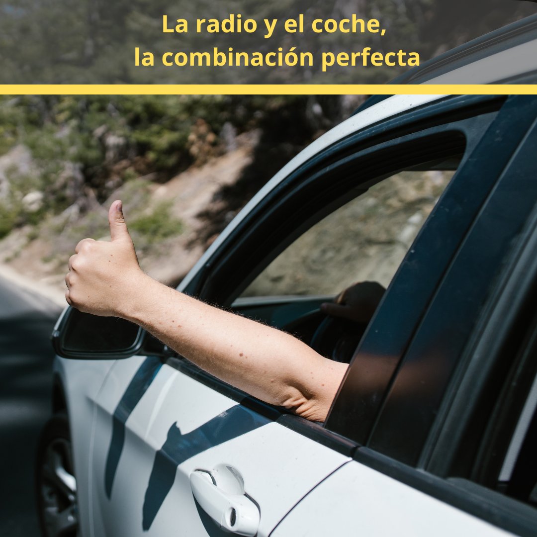 La #radio y el #coche siempre han sido un combo inseparable. Y es que el 80% de los conductores enciende este aparato en sus trayectos diarios, según la #AsociacióndeRadiosEuropeas (#AER). ¿Y tú? ¿Desde dónde nos escuchas? 📻