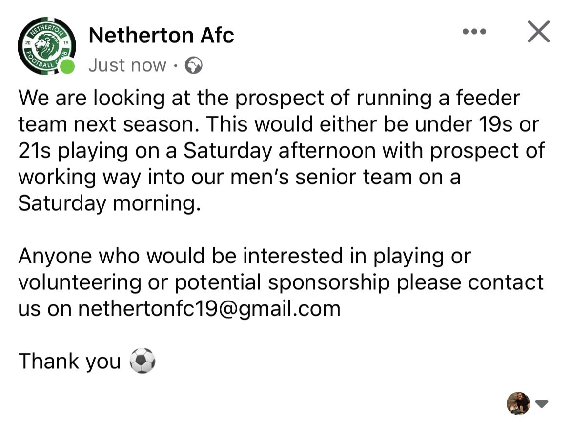 Netherton Community Football Club tweet media