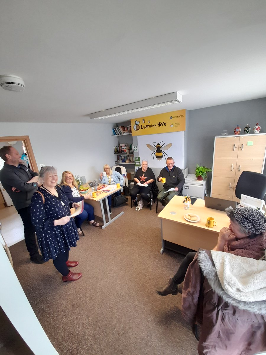 NorthLearnTrust's tweet photo. What a lovely Coffee Morning at Newbiggin Hive with our tutor, Melanie, supported by Co-op, who provided refreshments and fresh fruit.😊🙌 https://t.co/jrLUUzno9Z