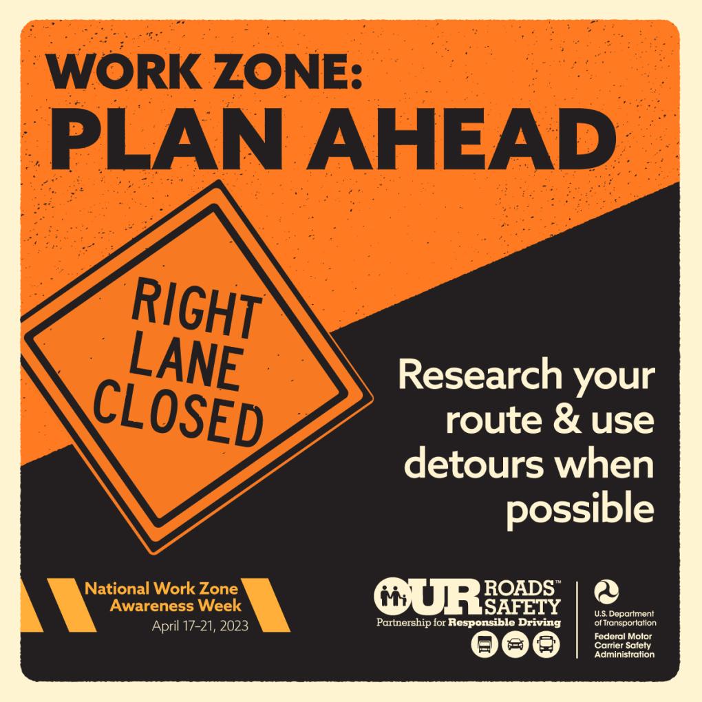 gohsgeorgia's tweet photo. As drivers travel the thousands of miles of Georgia roadways every day, they will likely interact with work zones along the way. Stay alert, give room, and slow down as you approach work zones—share the road safely. #WorkZoneSafetyweek #OurRoads https://t.co/NY2VuzSLc3