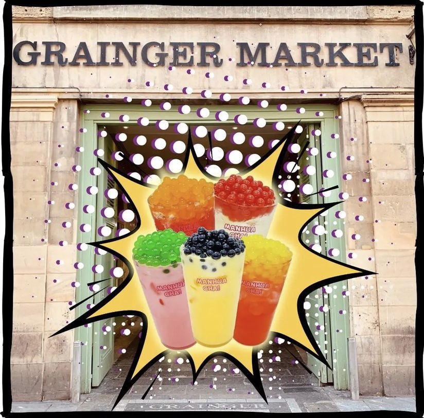 manhuacha's tweet photo. Get ready Newcastle! We’re coming home! BRAND NEW STORE OPENING THIS MAY Featuring never seen before drink creations 😜🤩🤤 #graingermarket #newcastleupontyne #bubbleteashopuk https://t.co/FaLXVQN55z