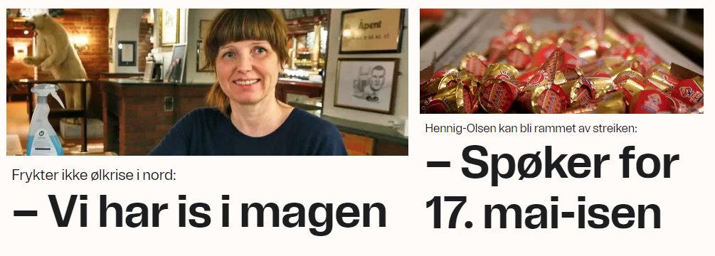 torh's tweet image. Ser ikke ut som de kan ha is i magen så veldig mye lenger.