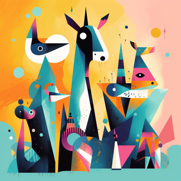 LeQuackOd's tweet image. No filter needed,🙈🙉🙊

#abstractanimals #modernismart #vibrantcolors #cubismstyle #minimalismart #digitalart #artlover #artinspiration #artlife #abstractworld #artcommunity #abstractartist #abstractexpressionism #artoftheday #artfeature #artwork #midjourney #nftart #opensea