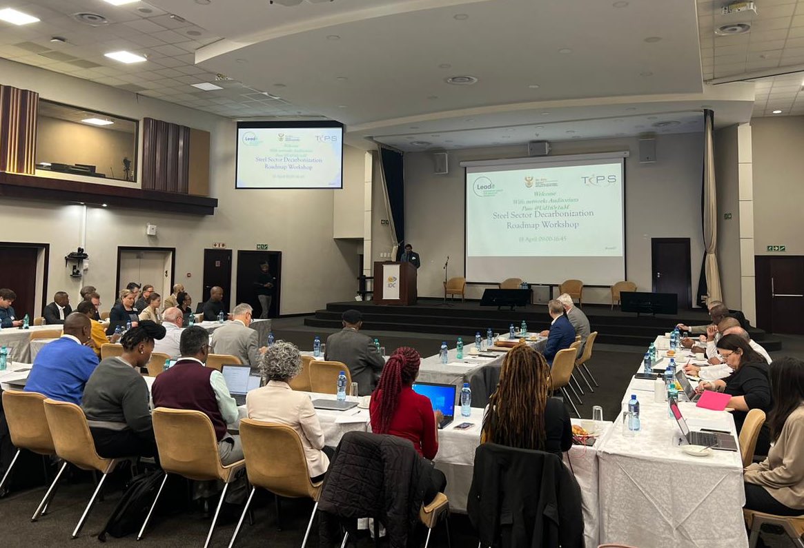 SA is one of the best locations in the world to build a #greensteel value chain.
Great engagement today with the iron &amp; steel value chain and stakeholders hosted by <a href="/the_dti/">Technical Information Center</a> with LeadIT and <a href="/TIPS__news/">Trade & Industrial Policy Strategies (TIPS)</a> to unpack the pathway(s) to seize the opportunity for the benefit of all in SA