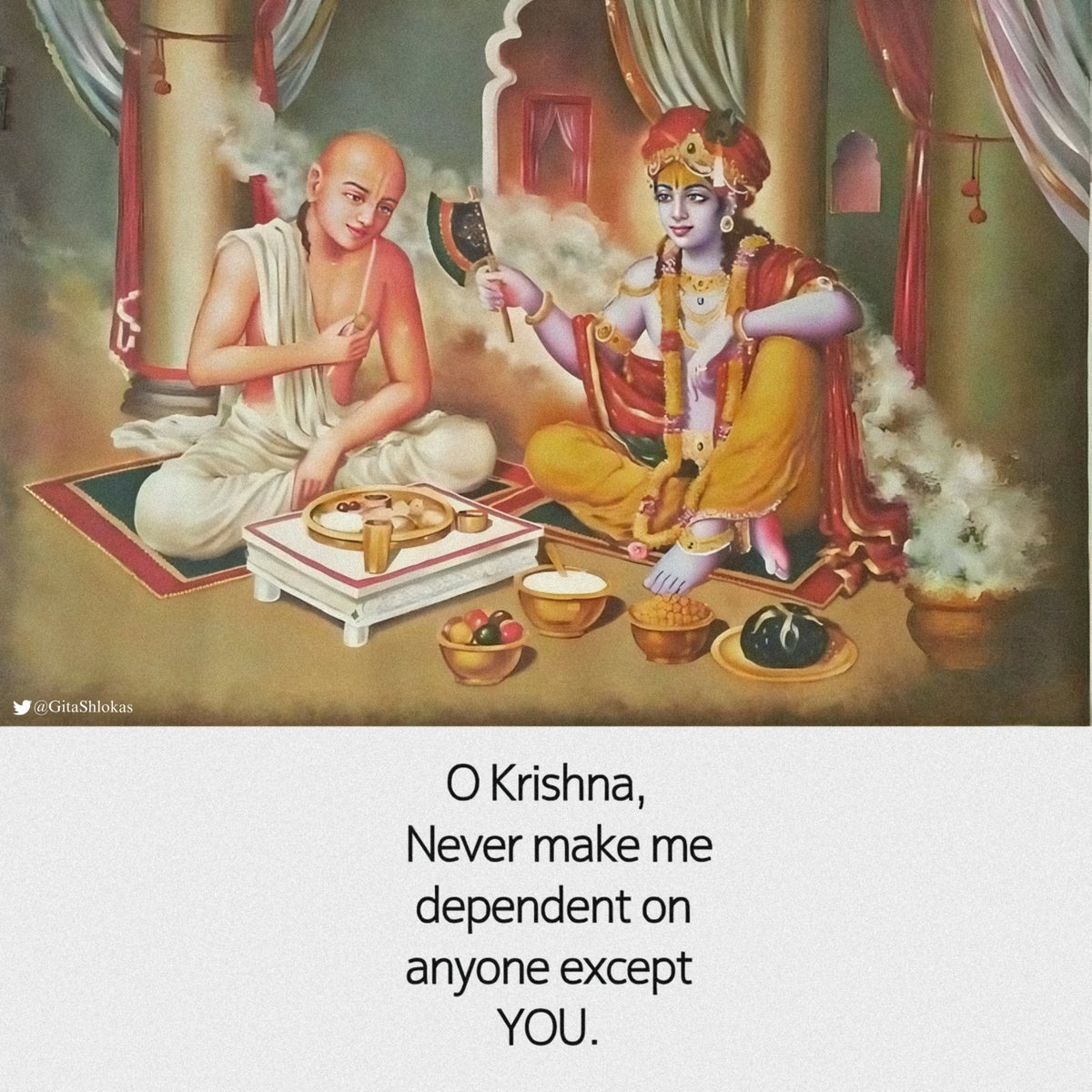 GitaShlokas's tweet photo. Hare Krishna 💙 https://t.co/MdidRSADNU