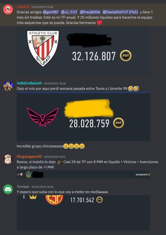 Trading4Players's tweet photo. 🚨 DESCUENTOS GRUPO VIP TOTS FIFA 23 🚨
🚫 Plazas limitadas
📊 Análisis de mercado diario
💰 Tradeos altos/bajos presupuestos
🎯 Filtros de snipe
👀 Revisión de plantillas
🎮 Tácticas exclusivas
🗓️: Oferta disponible hasta el 30/04
#TOTS #TOTSPL #FIFA23 #fifa23leaks #EAFC24 https://t.co/PReH09iflg