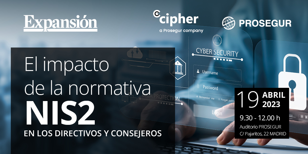 expansioncom's tweet photo. Aún estas a tiempo de inscribirte ‘El impacto de la NIS2 en los directivos y los consejos de administración’ que celebramos junto a @ProsegurES y @ciphersec
¿A qué esperas? #NIS2EXP
https://t.co/hArQQzHLz6 https://t.co/FmSmUuhPLI