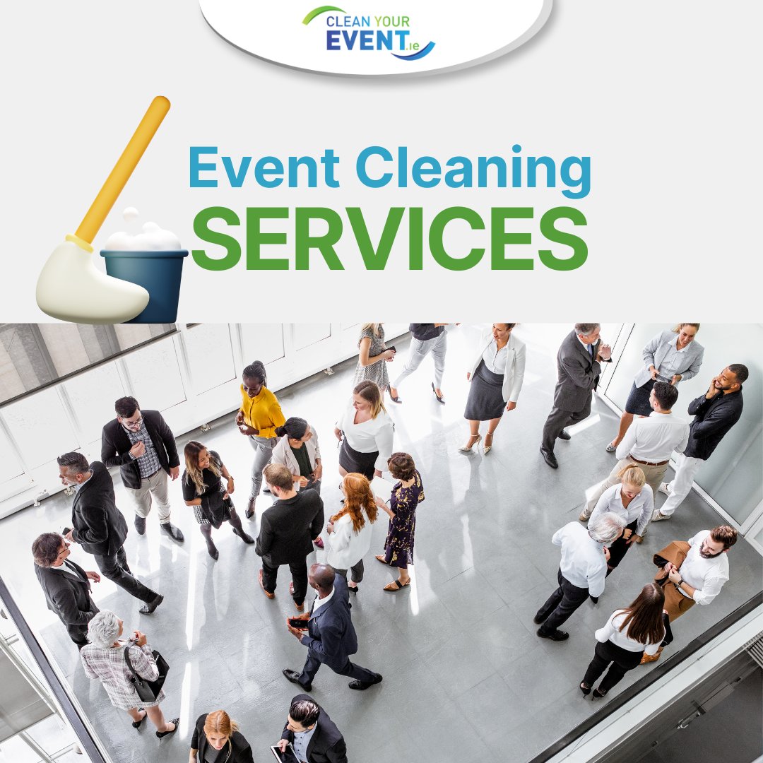 Hosting an event can be exciting, but it can also be stressful when it comes to cleaning up afterwards. That's where Clean Your Event comes in! 🙋‍♂️

📞 Contact our team to learn more about our services and how we can help make your event successful! bit.ly/CleanYourEvent…