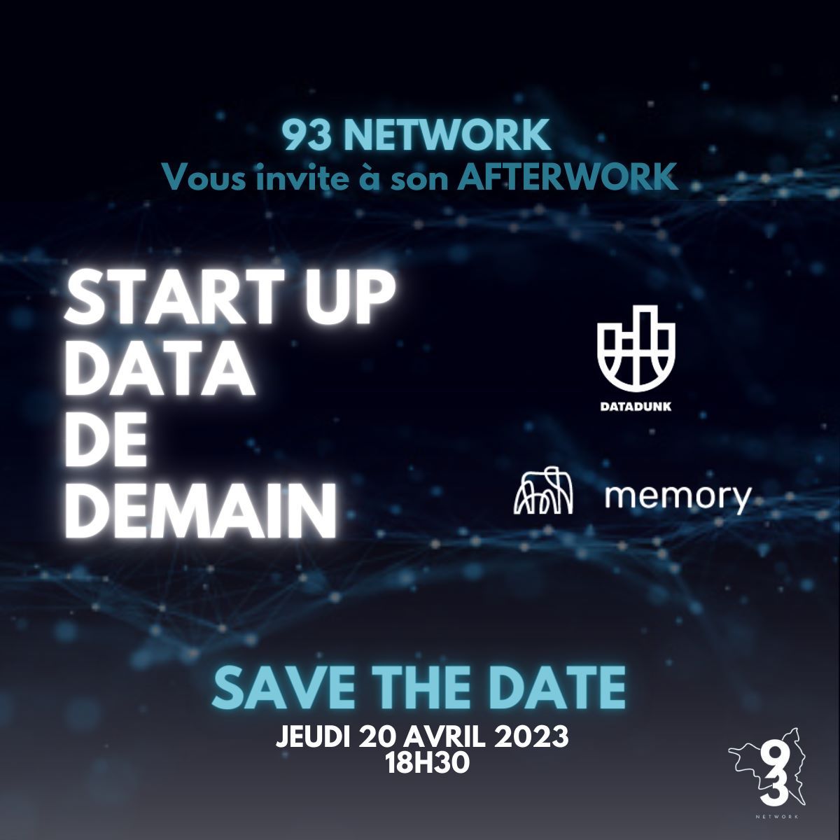 Rencontrez des esprits créatifs pour booster votre entreprise ! 🚀 Rejoignez-moi, avec #93Network pour parler #Data #IA #Startup #Futur #Education. L'occasion d'apprendre, de partager et de s'inspirer dans une atmosphère pro et détendue. Inscrivez-vous maintenant ⬇️ <a href="/MyDataMemory/">Memory</a>