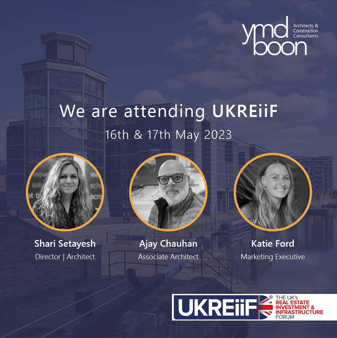 We are excited to attend this year's <a href="/UKREiiF/">UKREiiF</a> in #Leeds!

Shari Setayesh, Ajay Chauhan &amp; Katie Ford will be representing YMD Boon and in attendance on Tues 16th &amp; Wed 17th May.

Drop us a message if you'd like to catch up - we're looking forward to seeing you there!

#ukreiif