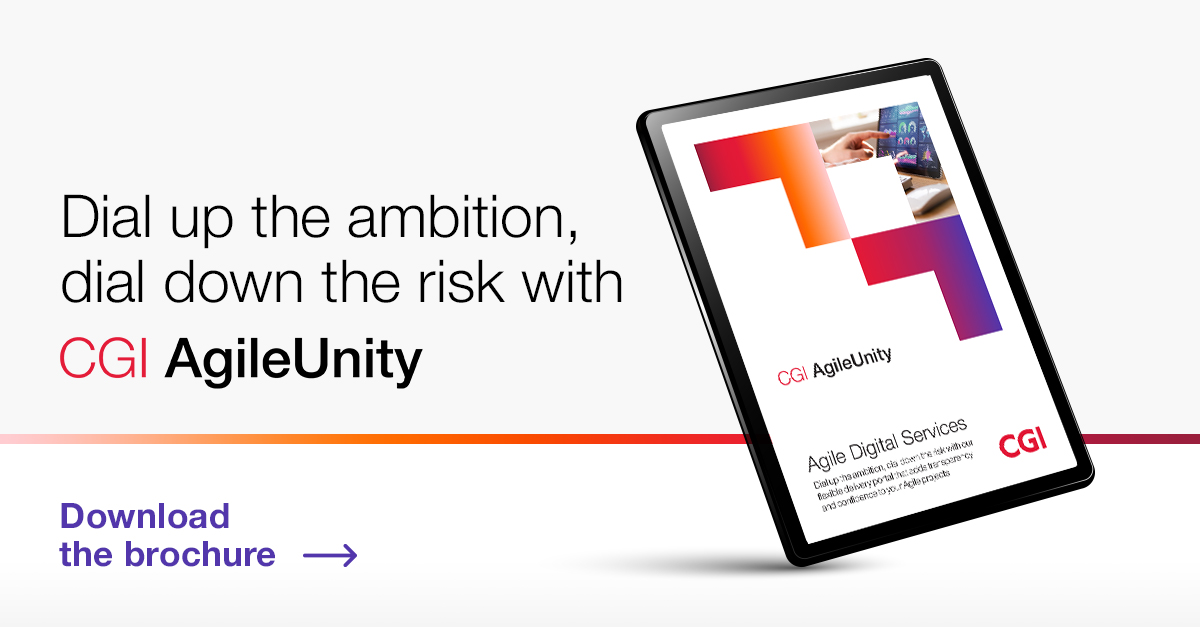 CGI_UKNEWS's tweet image. Exceeded budgets, responsibility confusion, lack of predictability. Sound familiar? CGI AgileUnity delivery portal removes common doubts and gives you confidence during #AgileProductDevelopment. Download the brochure: bit.ly/3TIb84X #ExperienceCGI #Agile