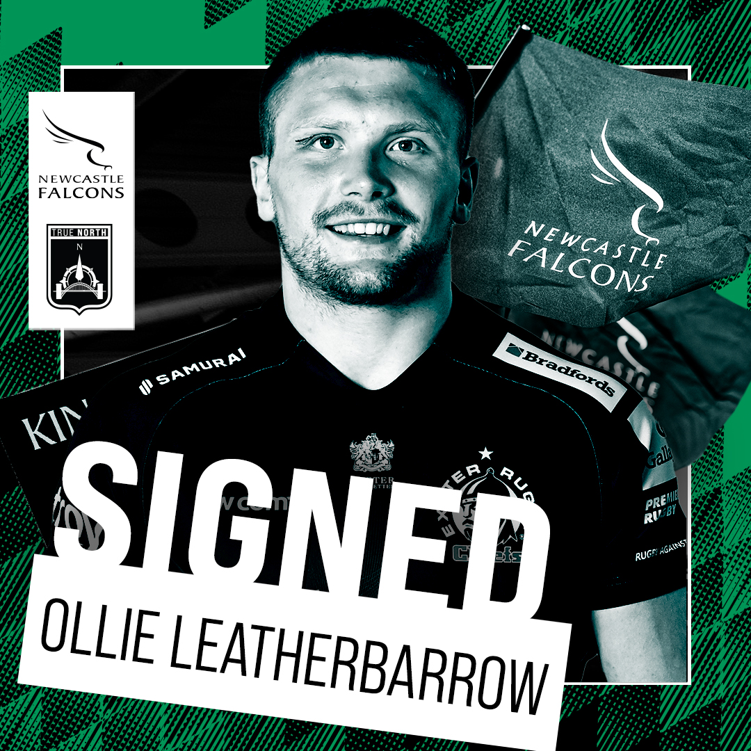 ✍️ 𝙎𝙄𝙂𝙉𝙀𝘿!

Exeter Chiefs back-rower <a href="/OLeatherbarrow/">Ollie Leatherbarrow</a> is joining Newcastle Falcons in the summer, with the former Scotland Under-20s international arriving on a two-year deal.

newcastlefalcons.co.uk/news/story/Oll…