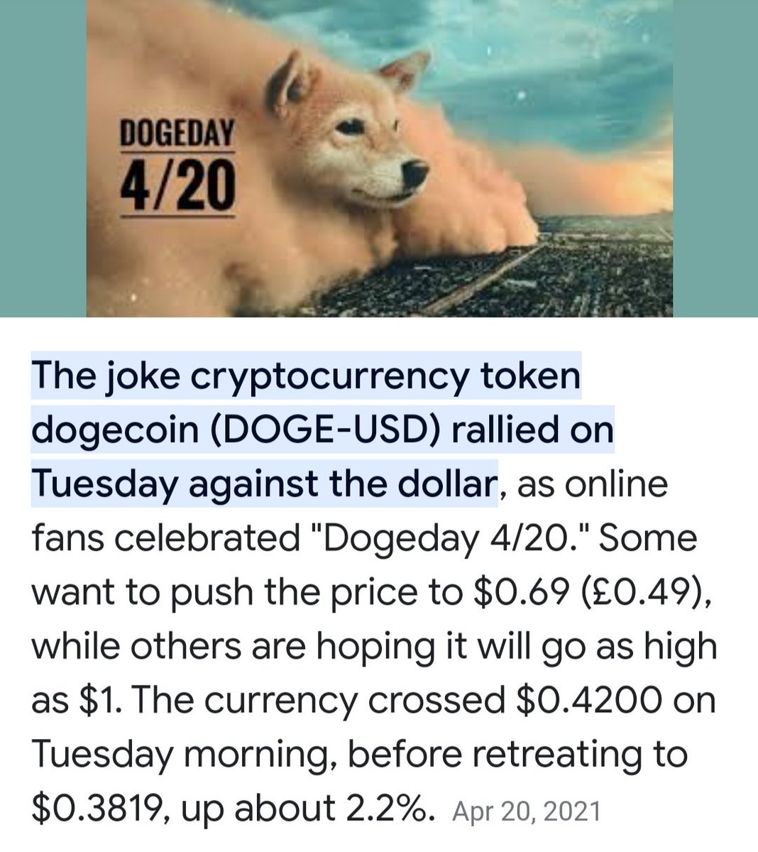 #DogecoinToTheMoon last 2 days 😍😍😍
Father will you make #doge 1 dollar?
<a href="/elonmusk/">Elon Musk</a>
