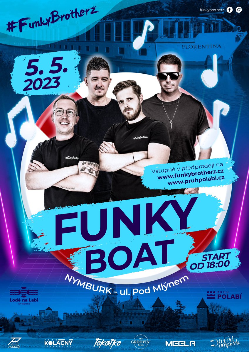 🚢 Party ………. 5.5.2023 • Nymburk 🇨🇿

🥁 facebook.com/events/s/funky…