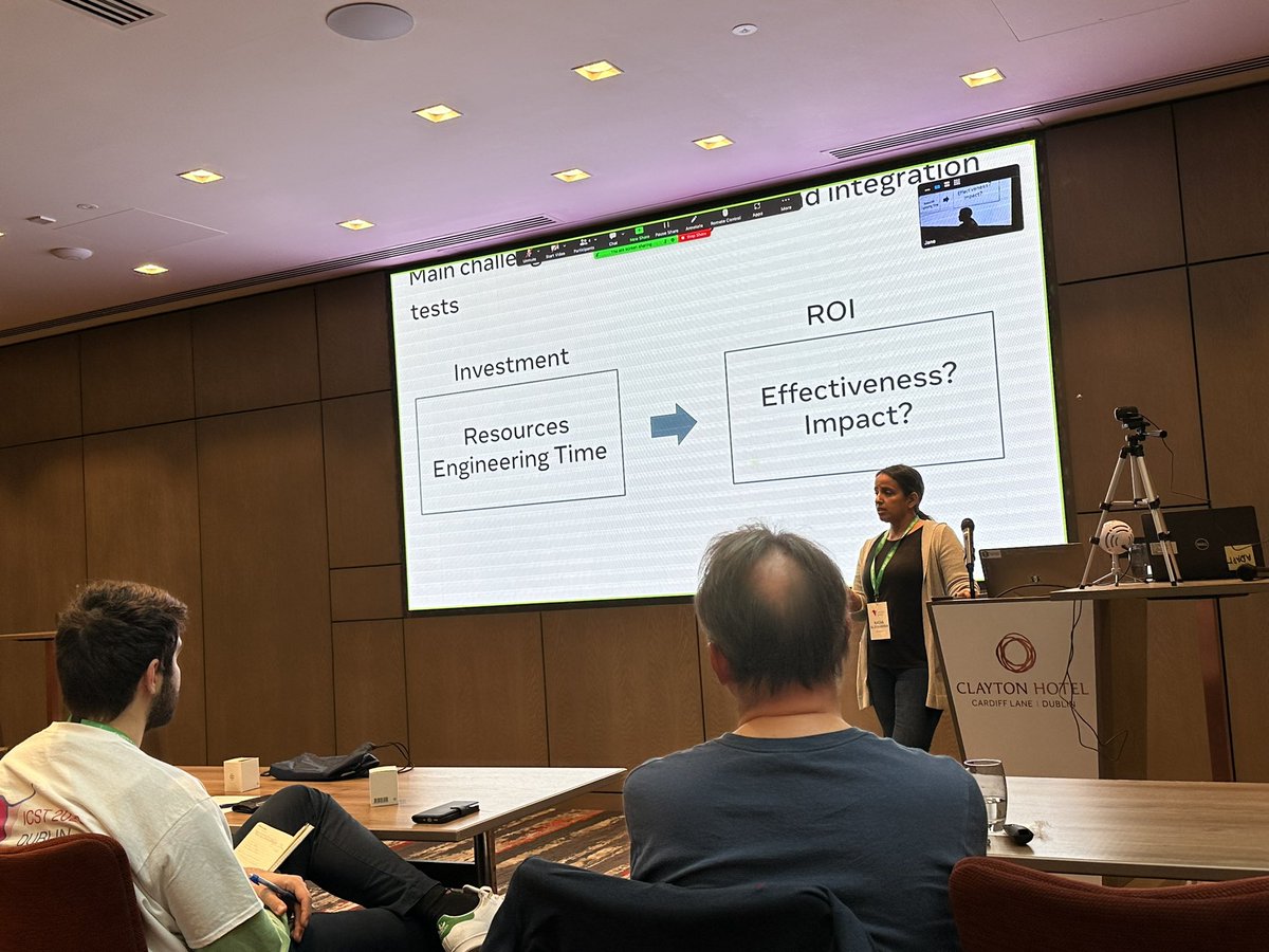 Keynote talk by Mark Harman and Nadia Alshahwan at #icst2023. <a href="/icstconference/">ICST</a>