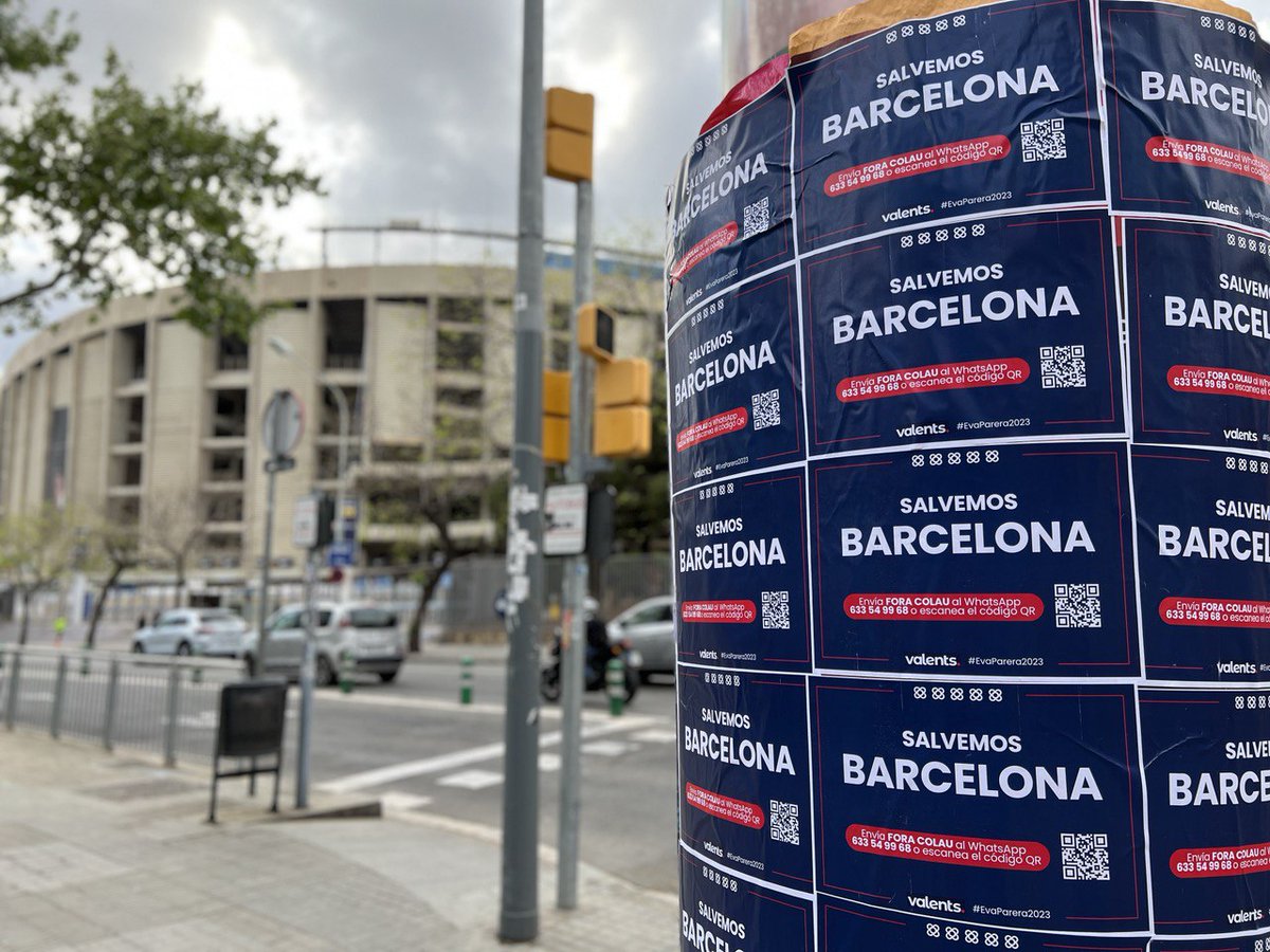 MiguelMV1984's tweet photo. Seguimos haciendo campaña por todos los distritos de Barcelona. Ahora toca en Les Corts. @valents_cat es la alternativa valiente para nuestra gran ciudad. https://t.co/5TfGBo8LLh