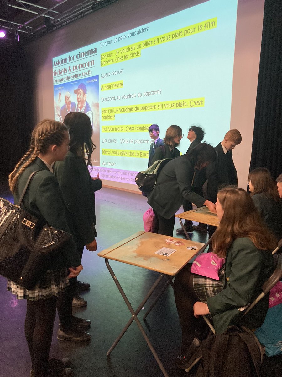 Horizon CC Official on Twitter "Y9 French students enjoying a cinema